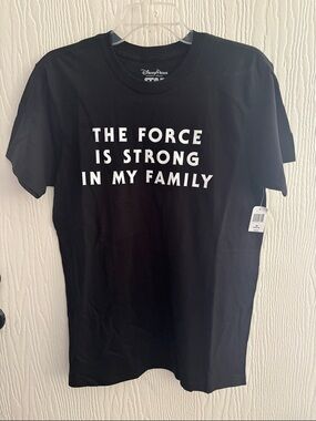 NWT Disney Parks Authentic Original Star Wars Black and White Graphic Tee